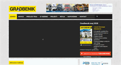 Desktop Screenshot of gradbenik.net